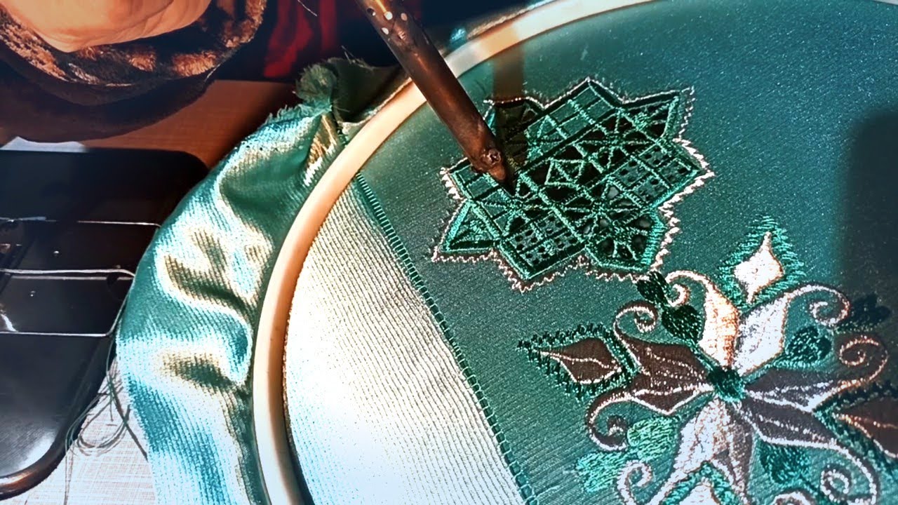 تعليم الطرز للمبتدئين طرز مسوس بالكاوية Tarz Rbati