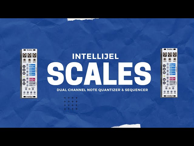 Intellijel Scales Dual Channel Note Quantizer & Sequencer Module
