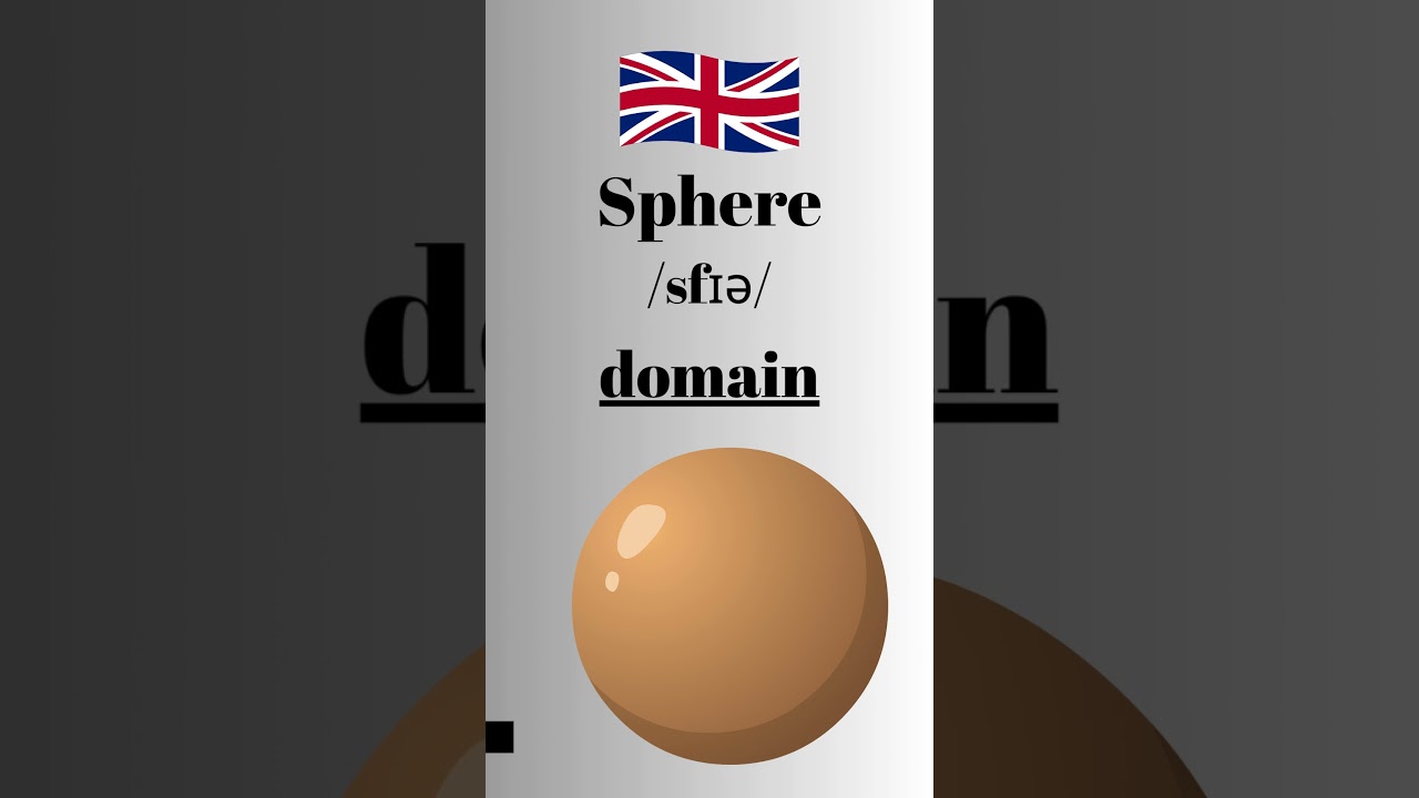 How to Pronounce Sphere  in English British Accent 