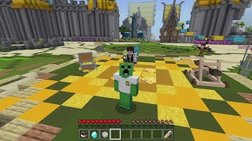 Playing survival games and capture the flag on the Minecraft Lifeboat Server