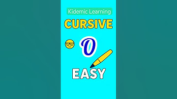 How to Write Cursive O✍️ | Easy Cursive Writing for Beginners #shorts #ytshorts #youtubeshortsviral
