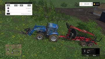 Farming Simulator 15 on PS4 logging pt1