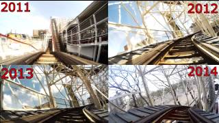 Coney Island Cyclone 2014 Ride Comparison