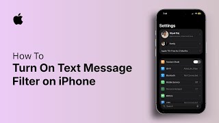 How to Turn On Text Message Filter on iPhone