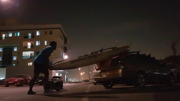 How to car top and load Hobie Pro Angler 14 the easy way