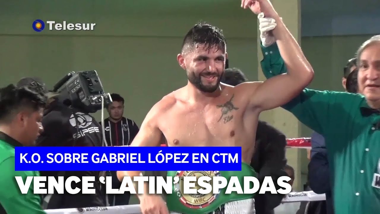 VENCE 'LATIN' ESPADAS POR K.O. SOBRE GABRIEL LÓPEZ EN CTM.