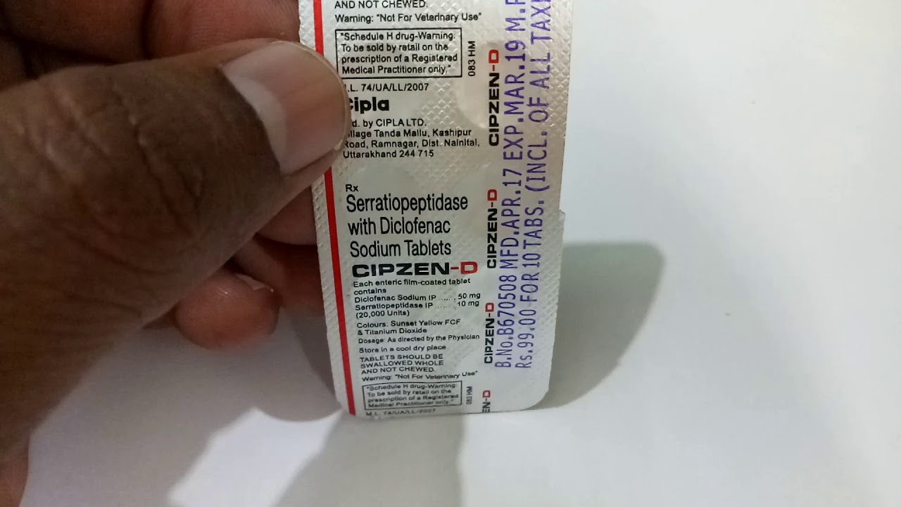 Serratiopeptidase Tablets Uses In Malayalam