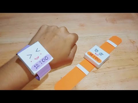 Paper Watch / How to make easy paper watch / box paper watch /Diy ...