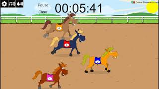 10 minute horse race timer