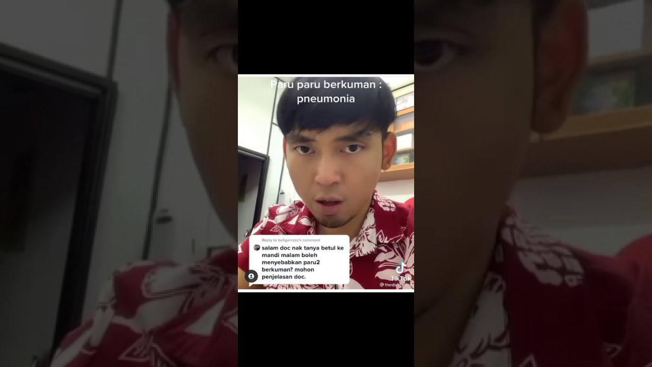 Mandi Malam Menyebabkan Paru Paru Berkuman Atau Berair Tiktok Thedancedoc Youtube