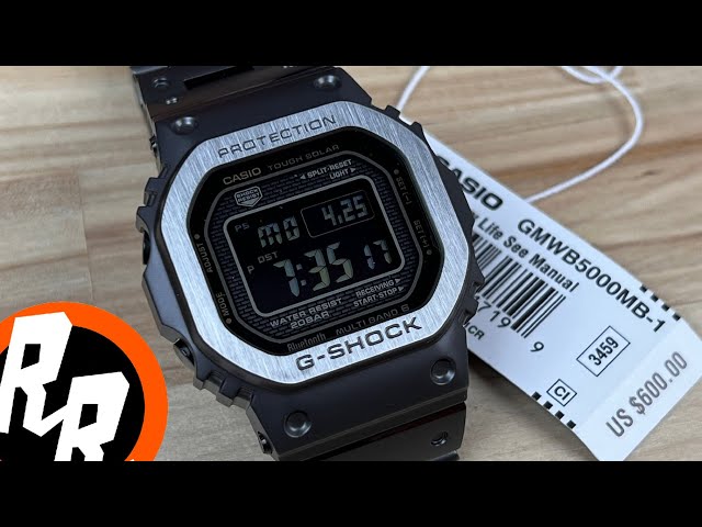 G-Shock gmwb5000MB (matte black) steel - YouTube