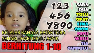 Belajar bahasa batak sehari-hari (berhitung 1 sampai 10)