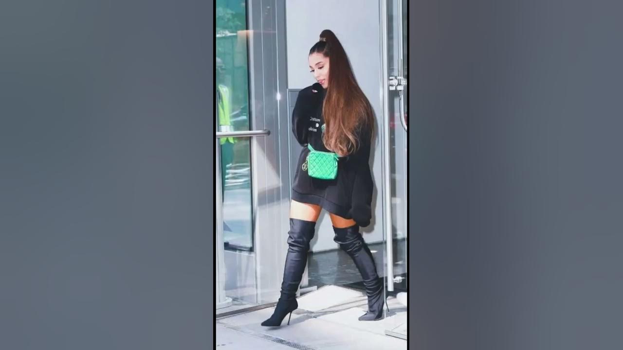 Ariana Grande oversized hoodie dresses ✨#Ariana#hoodies#worldfamous#singer