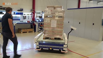 ⏱️ Stop Wasting Operator Time! Meet the AGV with Automated Roller Transfer | FlexQube