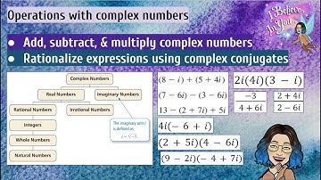Operations with Complex Numbers (Rationalize)