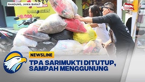 TPA Sarimukti Ditutup, Sampah Menggunung