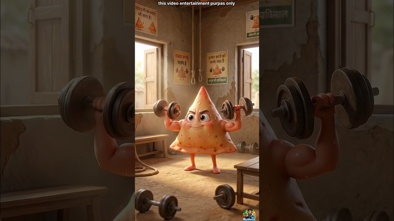 The Samosa Who Saved the Village  | Emotional AI Cartoon Story 