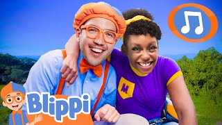 🌎 New Earth Day Song Karaoke! 🌎| Blippi & Meekah Kids Songs! | Sing Along With Me! | Moonbug Kids