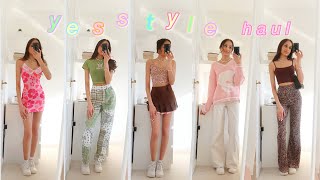 HUGE YESSTYLE try on haul *pinterest inspired*