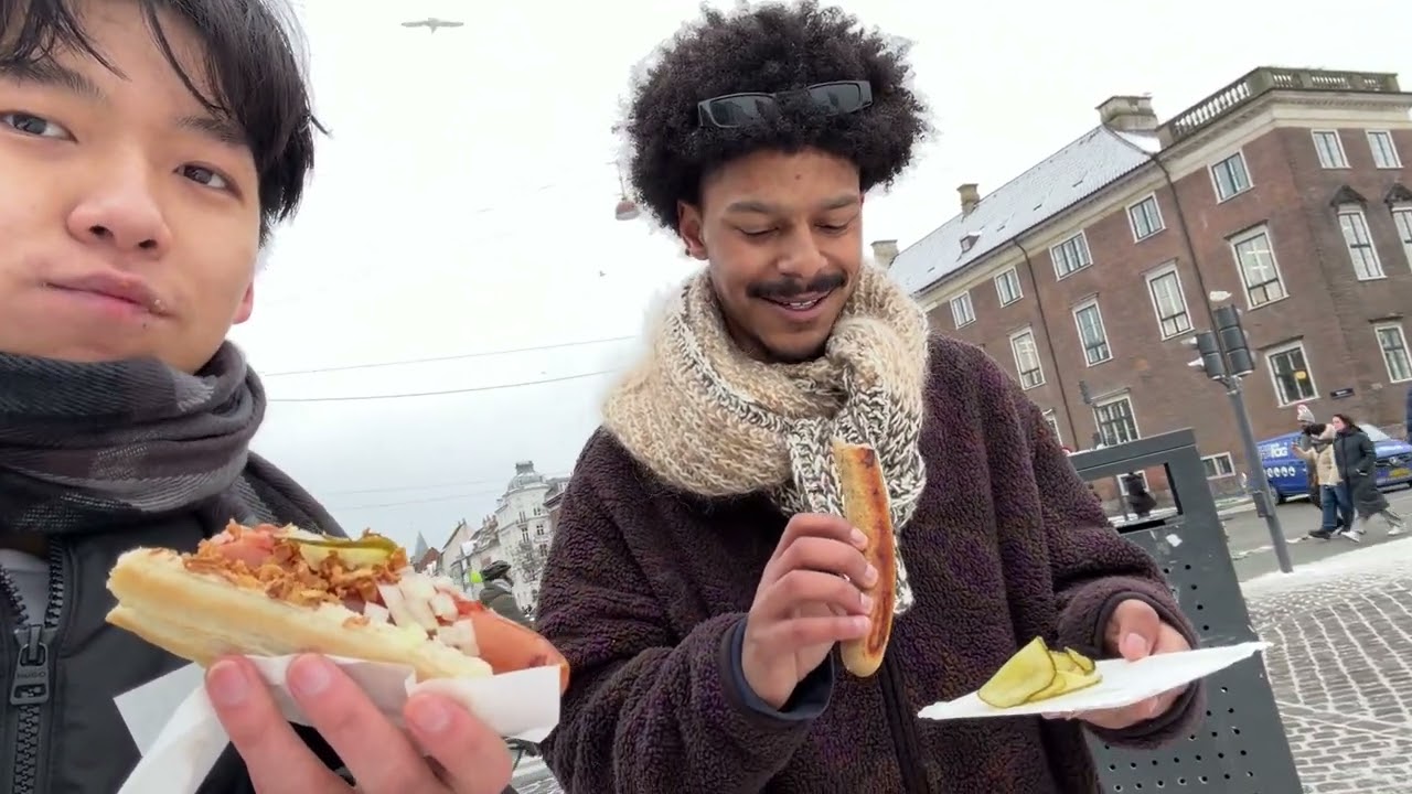 trying the danish hotdog from The Bear (ft. Jack)