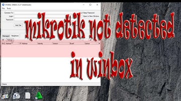 MIKROTIK TIDAK TERDETEKSI DI WINBOX, DAN CARA MENGATASINYA