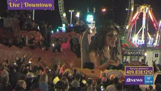 Total Krewe of Aurora Grand Parade passes Beaumont Event Centre at Mardi Gras Southeast Texas