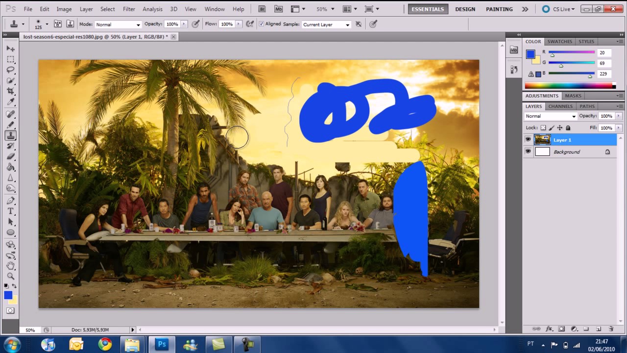 Photoshop CS5 Tutorial Basic tools YouTube - YouTube