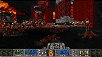 Doom II Death in Excess - Map 12 UV-MAX [TAS] in 30:23