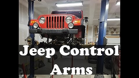 Jeep Wrangler Front Control Arms - Setting Caster vs. Pinion Angle - TJ