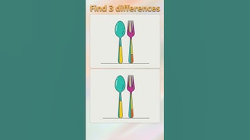 Find 3 differences №104 #shorts