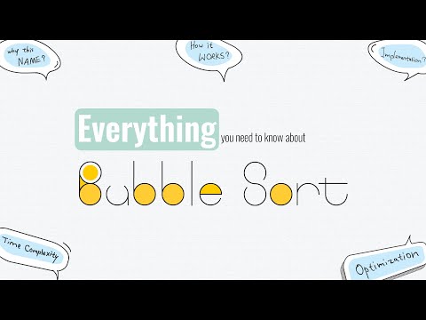 Everything You need to know about Bubble Sort Algorithm | For beginners | with Animation