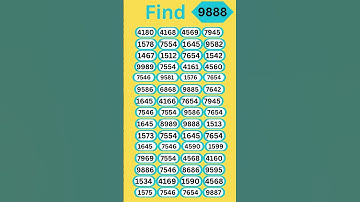 Can You Find the Odd Number Out in Just 5 Seconds? #iqtest #puzzle  #shortsfeed #brainteaser