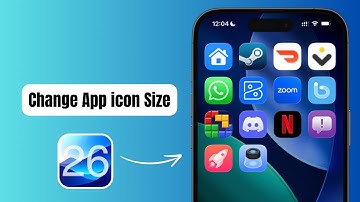 iOS 26: How to Change App Icon Size (new home‑screen customization)