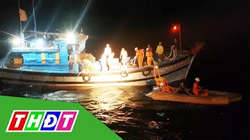 Cứu tàu cá cùng 8 ngư dân gặp nạn trên Vịnh Bắc Bộ | THDT
