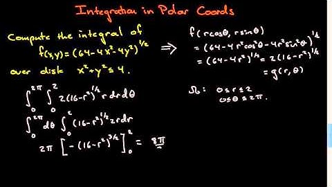 Integration in Polar Coordinates II