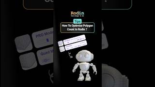 Rodin AI Tip: Take control of your polygon count—starting today! 🎯