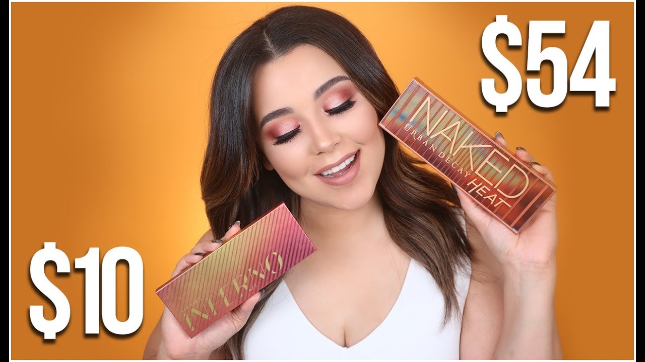 WORLDS BEST UD NAKED HEAT DUPE?! | AFFORDABLE vs. HIGHEND EYESHADOWS! MakeupByAmarie
