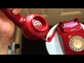 1973 Red GPO 746 Rotary Dial Telephone