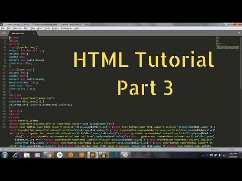 HTML Tutorial for Beginners Part 3 - Understanding Unordered List and Ordered List