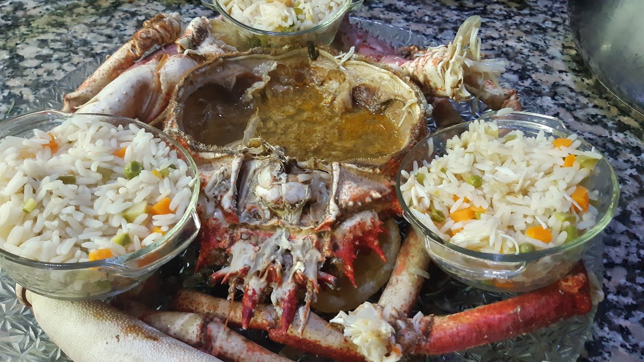 طريقة تحضير كراب او سرطان البحر  كفكرة للعشاء comment cuir un crabe