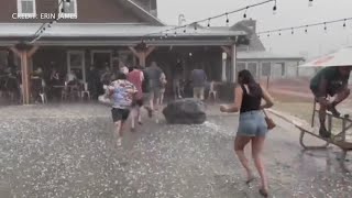 Quick hailstorm causes damage in Littleton