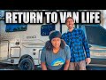 Winter Vanlife Big Changes Before Snow Season (reuniting with our tiny home)