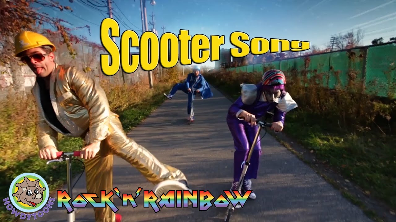 Riding My Scooter by Rock'n'Rainbow Music for from Howdytoons - YouTube