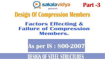 Design Of Compression Members Part - 3