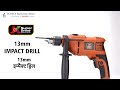 Jk super drive 13mm reversible impact drill 550w 3000 rpm for drilling into wall metal  wood