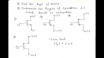 #mosfet #triode #saturation #cutoff   Basic operation of MOSFET