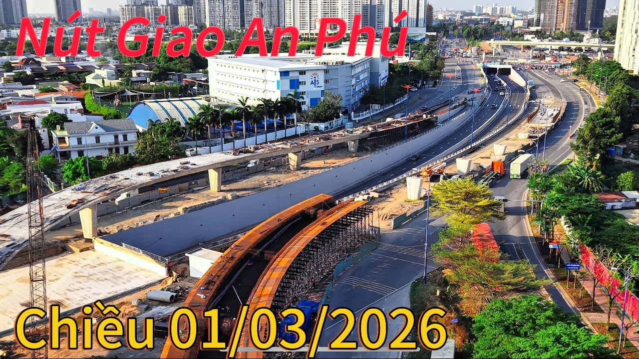 Nút Giao An Phú Chiều Ngày 01/03/2026.
