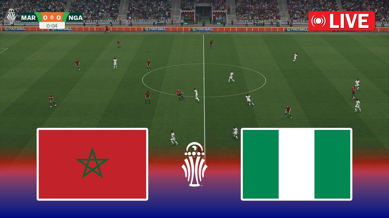 🔴MOROCCO vs NIGERIA - Africa Cup of Nations Final | Football Match | Pes 21 Gameplay