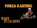 Forza Karting MIKS. Race. Onboard. 27.12.2021.