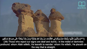سورة الأنعام   ياسر الدوسري   مترجم Surah Al An'aam   Quran  English subtitles